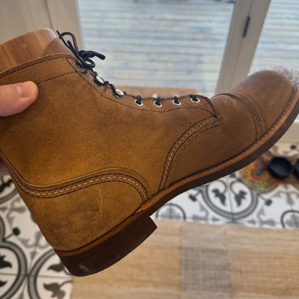 Red Wing Shoes Brown Leather Men's Boots - Picture 3 of 8